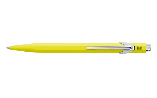 Caran d'Ache 849 Yellow Ballpoint w/Tin Case - Image 3