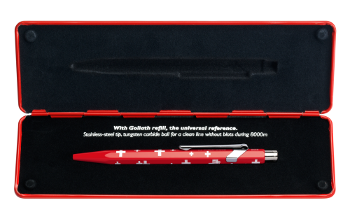 Caran d'Ache 849 Swiss Flag Ballpoint - Image 4