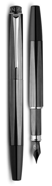 Caran d'Ache RNX.316 PVD Black Fountain Pen - Image 4
