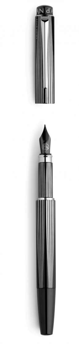 Caran d'Ache RNX.316 PVD Black Fountain Pen - Image 3