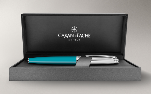Caran d'Ache Leman Turquoise Rollerball - Image 3