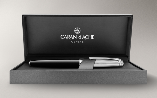 Caran d'Ache Leman Bicolor Black Rollerball - Image 4