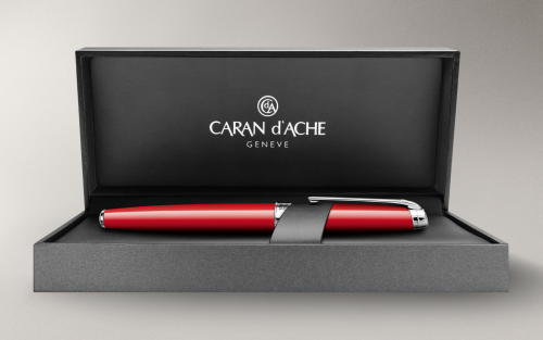 Caran d'Ache Leman Red Rollerball - Image 4