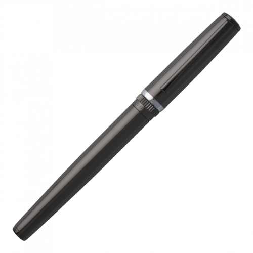 Hugo Boss Gear Metal Dark Chrome Fountain Pen - Image 3