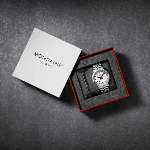 Mondaine STOP2GO WATCH STAINLESS STEEL, 41 MM - Image 5