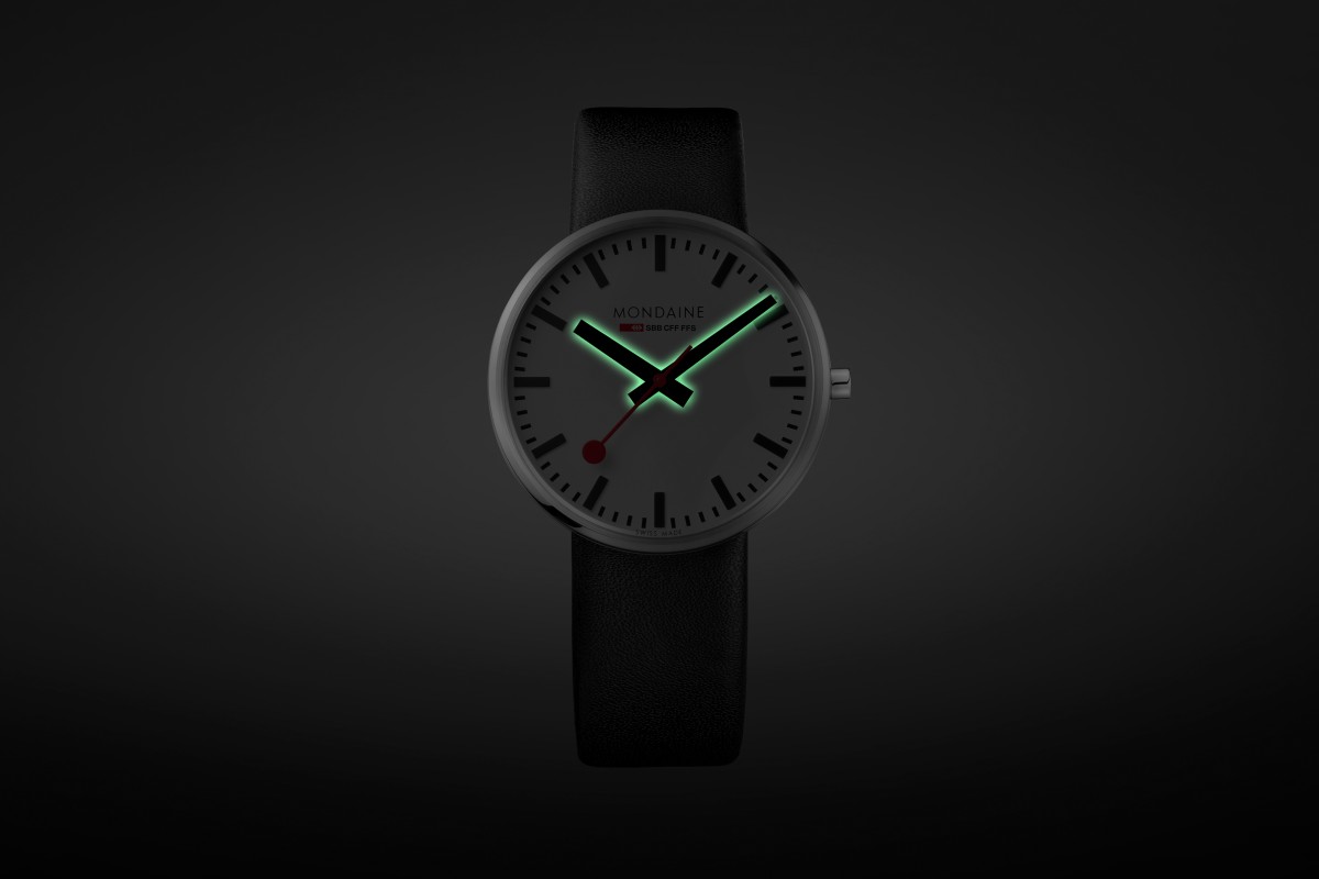 Mondaine Giant BackLight Watch 42 mm Obsessions Retail Inc.