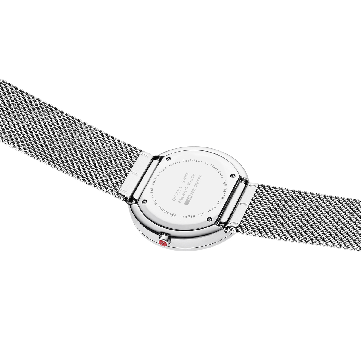 mondaine official swiss railways giant backlight