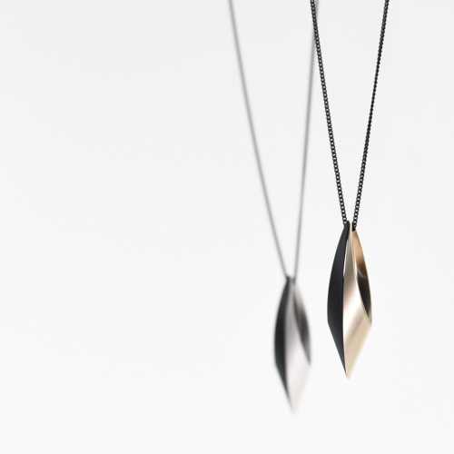 Pursuits - Dual Taper Ellipse Necklace