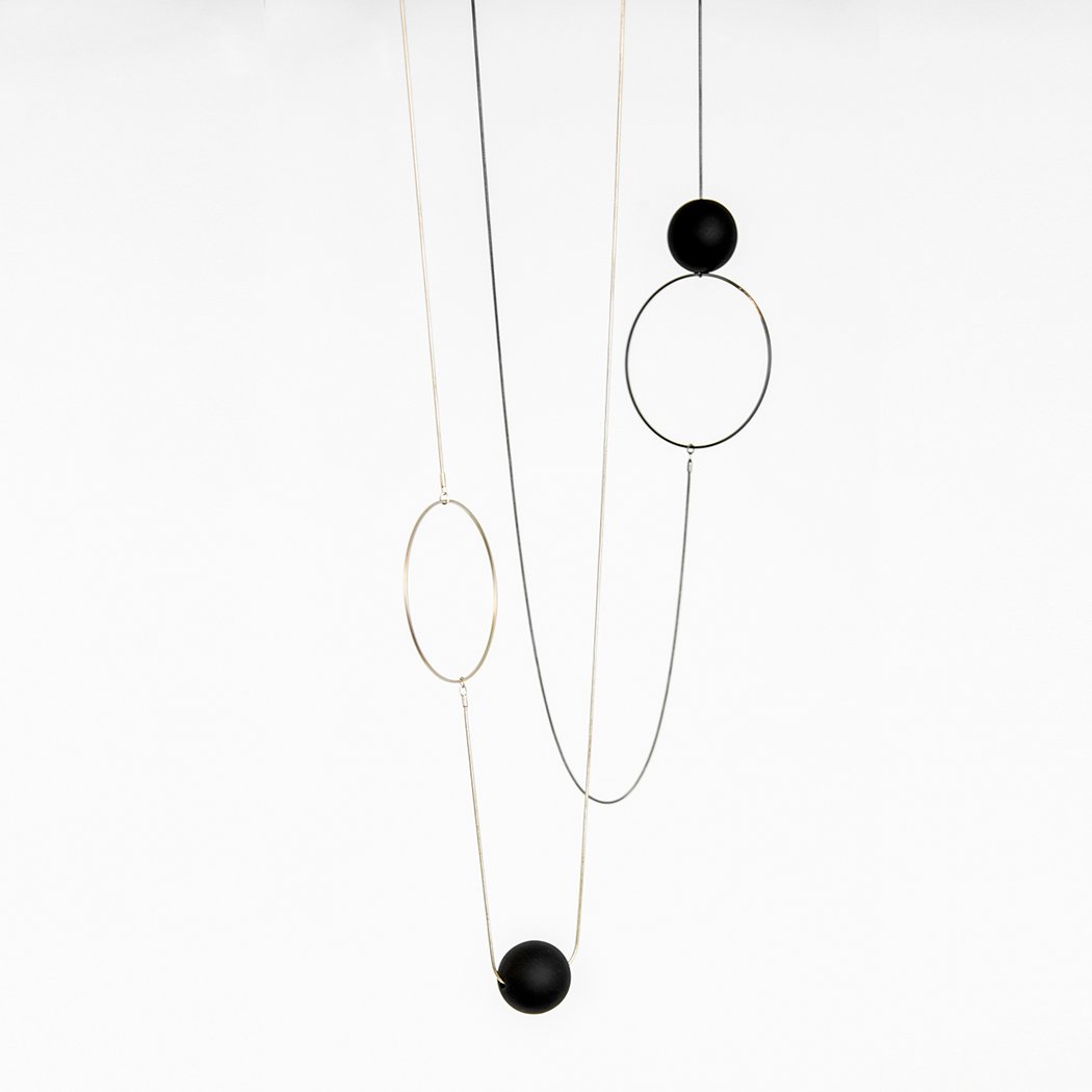 Pursuits - Halo and Orb Necklace