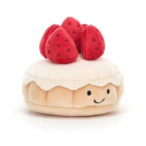 JellyCat - Pretty Patisserie Tarte Aux Fraises