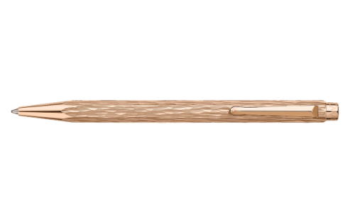ECRIDOR VENETIAN Set Rose Gold Ballpoint Pen & Leather Case - Special Edition - Image 3