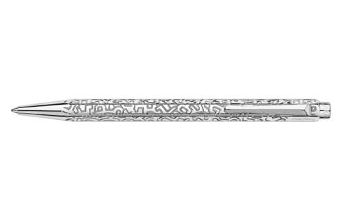 CARAN D'ACHE Set ECRIDOR KEITH HARING Ballpoint Pen & Leather Case - Special Edition - Image 3