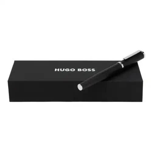 HUGO BOSS - Rollerball pen Formation Herringbone Chrome - Image 2