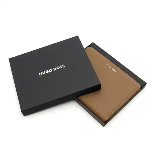 HUGO BOSS - Conference folder A5 Pure Iconic Camel - Image 2