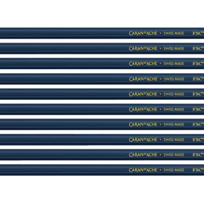 CARAN D'ACHE COSMIC BLUE Colour Set