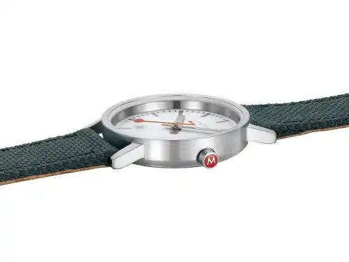 Mondaine WATCH 30 mm Classic Quartz White, Fabric strap - Image 4
