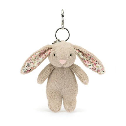 Jellycat - Blossom Cream Bunny 'Berry' Bag Charm VANCOUVER