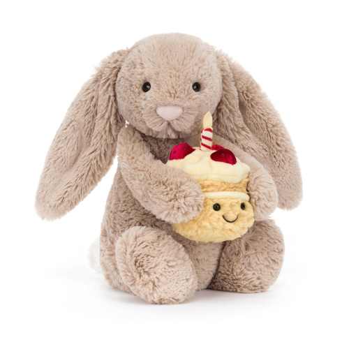 Jellycat Bashful Beige Bunny 'Birthday (Copy)