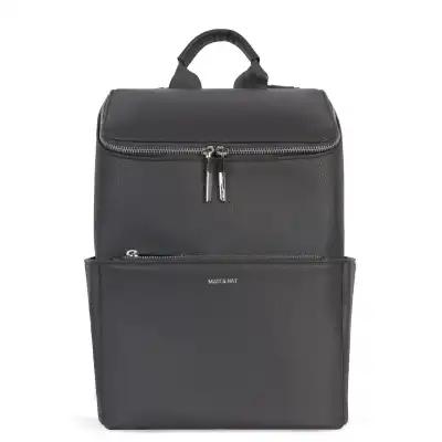 MATT&NAT - BRAVE VEGAN BACKPACK COAL GRAIN