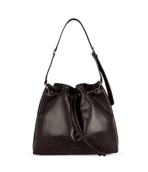 MATT&NAT - JAN VEGAN BUCKET BAG THEME - BLACK