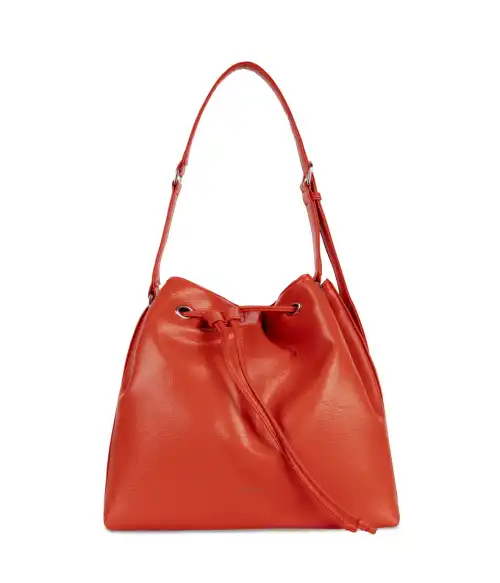 MATT&NAT - JAN VEGAN BUCKET BAG THEME - TOMATO