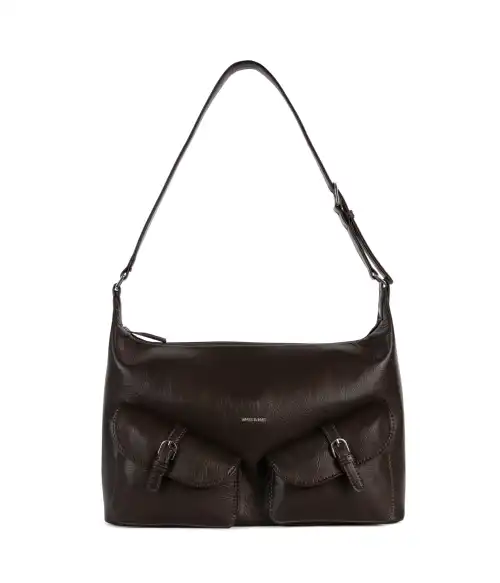 MATT&NAT - MALDA VEGAN SHOULDER BAG THEME - BLACK