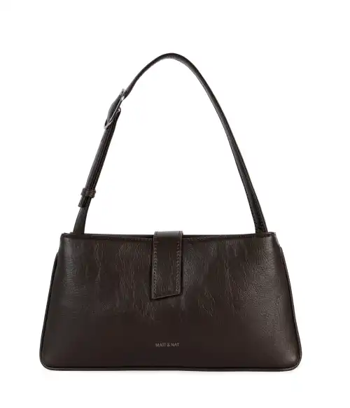 MATT&NAT - ADELINE COFFEE VEGAN CROSSBODY BAG - THEME