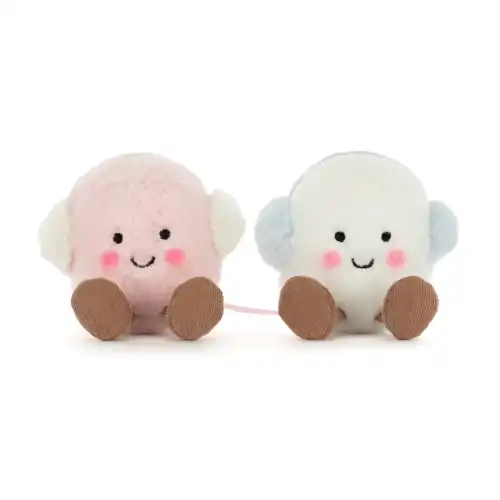 Jellycat - Amuseables Toastie Pink and White Marshmallows - Image 3