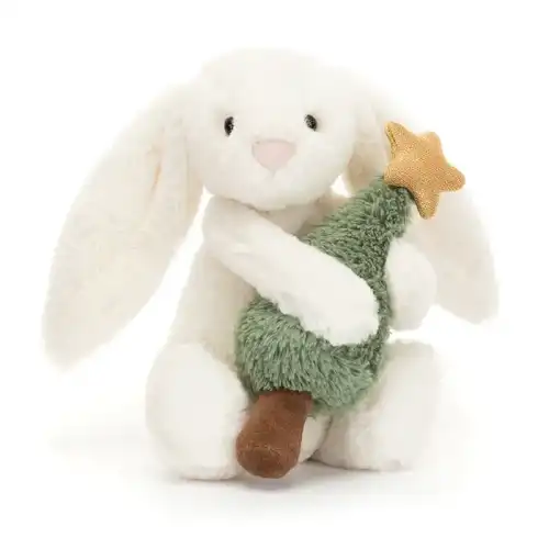 Jellycat - Bashful Bunny with Christmas Tree